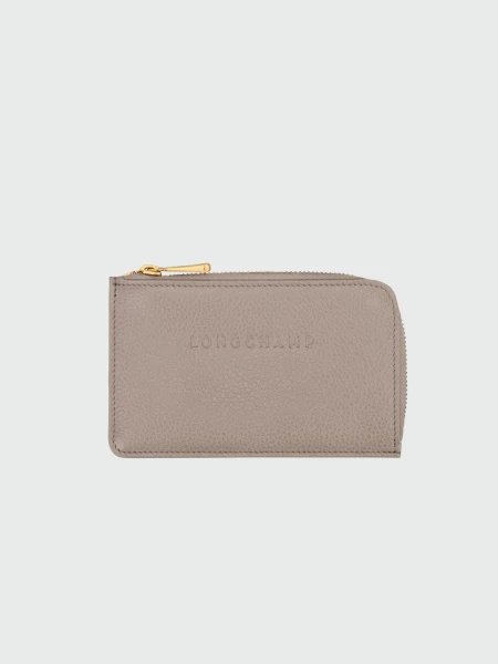 Longchamp -Tarjetero compacto, Le Foulonné Gris