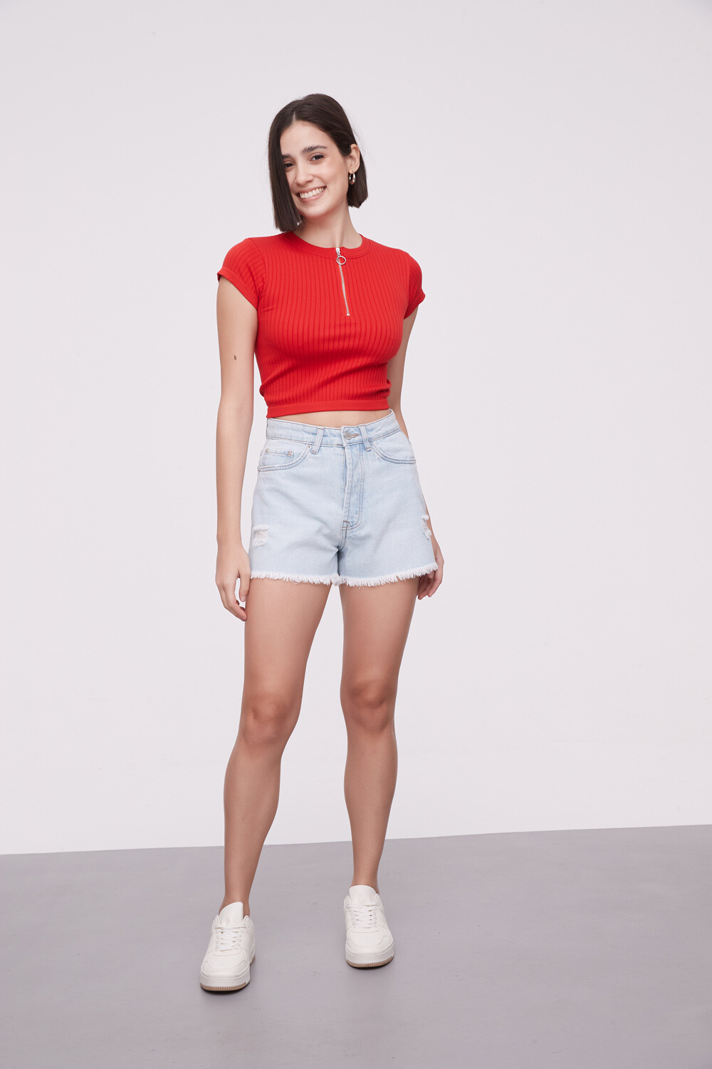 Short Bahara Celeste Claro