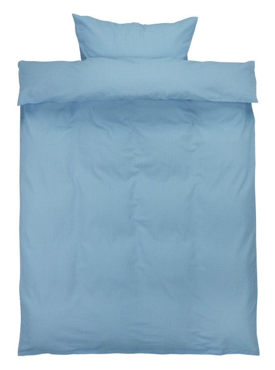 Juego funda nórdica milrayas TINNE 155x220 celeste 