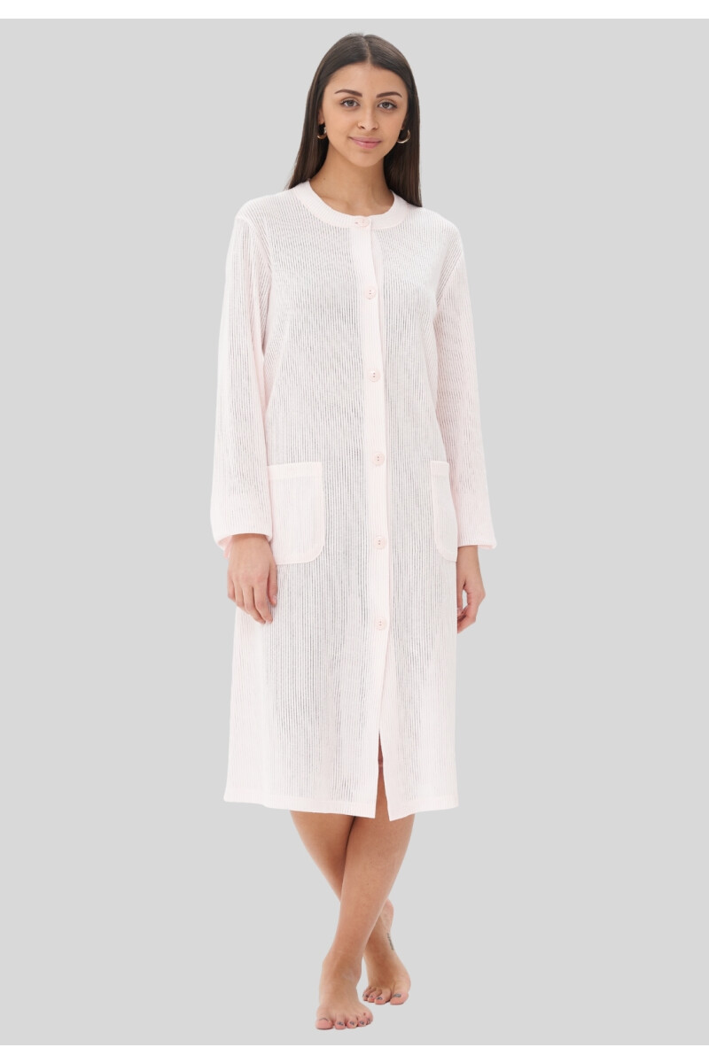 BATA ALGODON LABRADO ROSADO