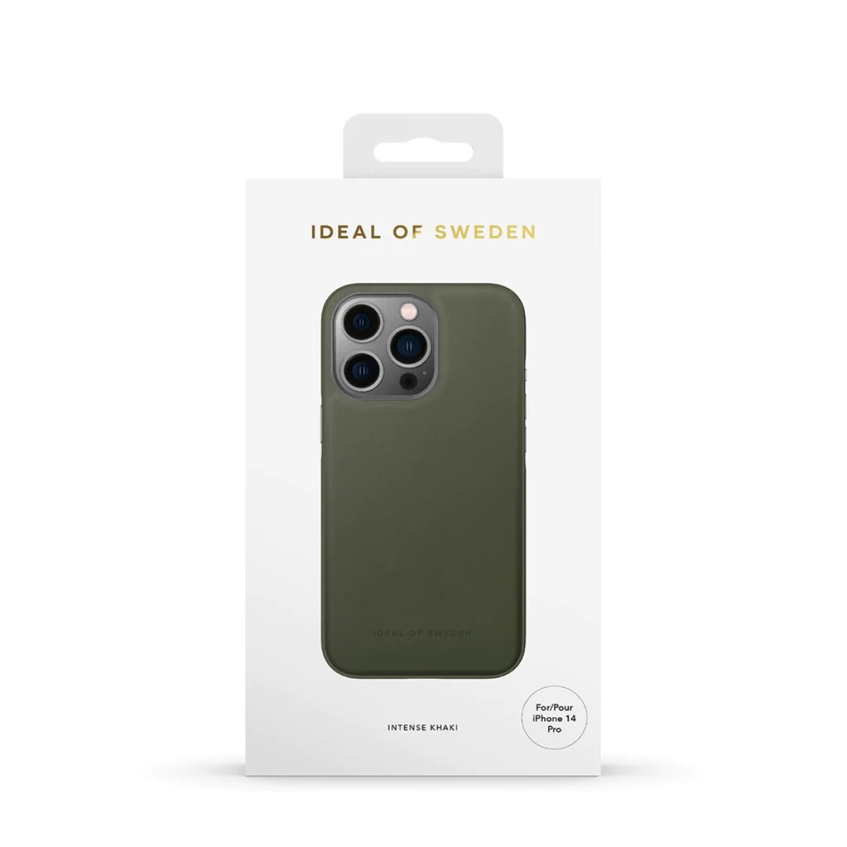 Protector Atelier Case Ideal of Sweden para iPhone 14 Pro Intense khaki