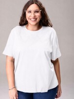 Remera Bordado Blanco