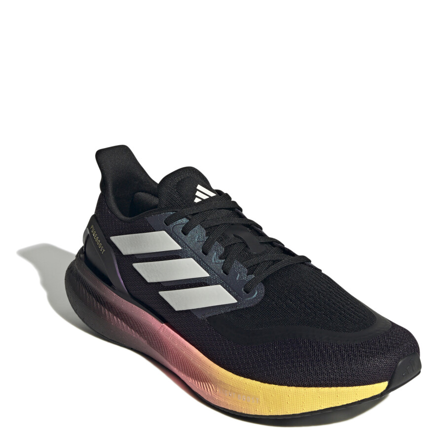 Championes de Mujer Adidas Pure Boost 5 Negro Violeta Blanco Stadium Sport