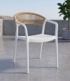 Silla de Jardi­n Valencia Blanco