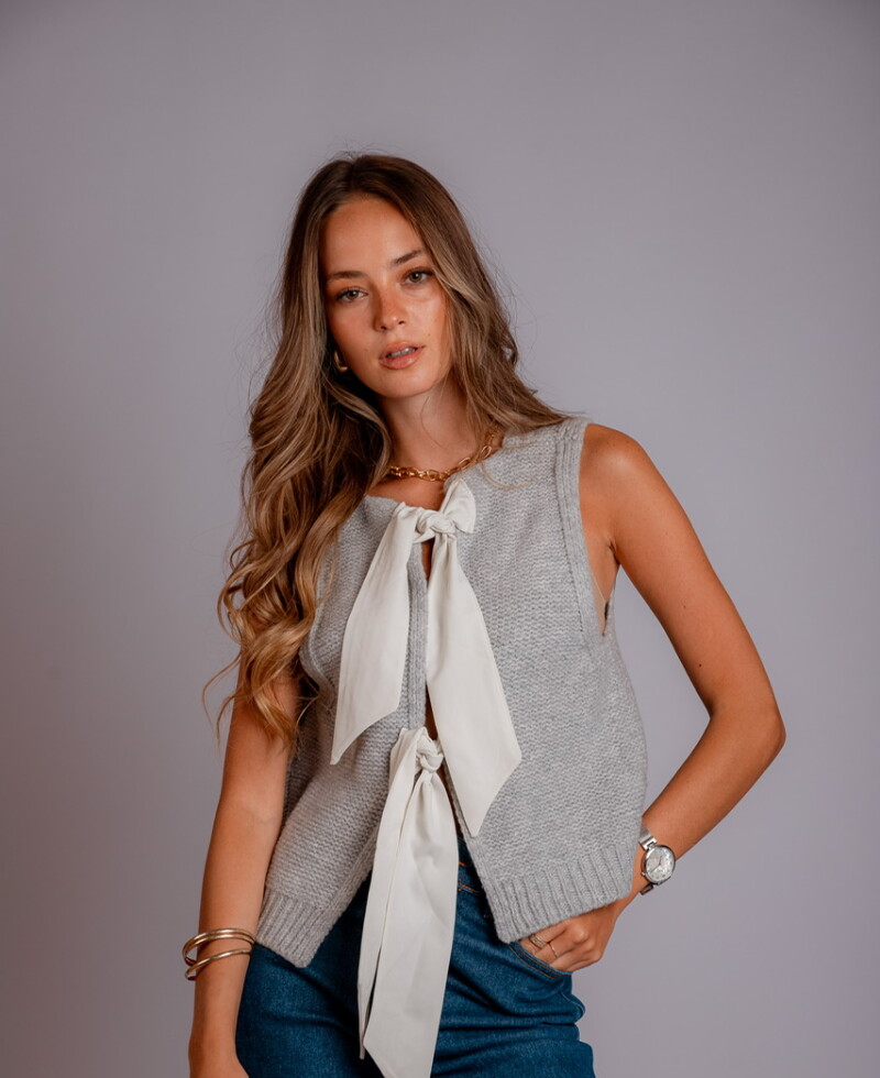 Chaleco Valery gris