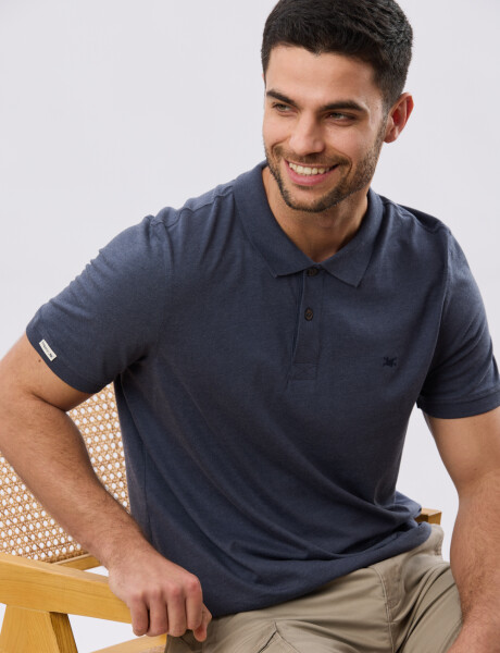 REMERA POLO LISA JERSEY Denim
