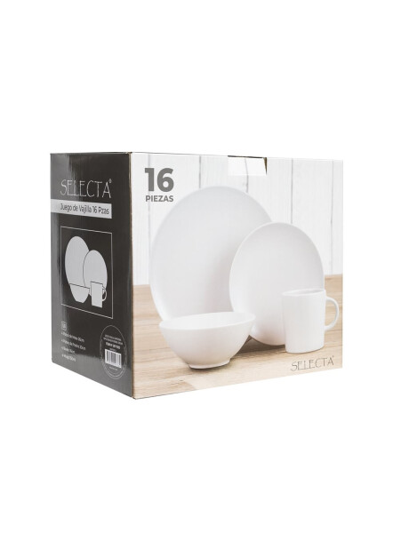JUEGO VAJILLA GARDENIA 16PCS D26/20/16/355ML CREAM JUEGO VAJILLA GARDENIA 16PCS D26/20/16/355ML CREAM
