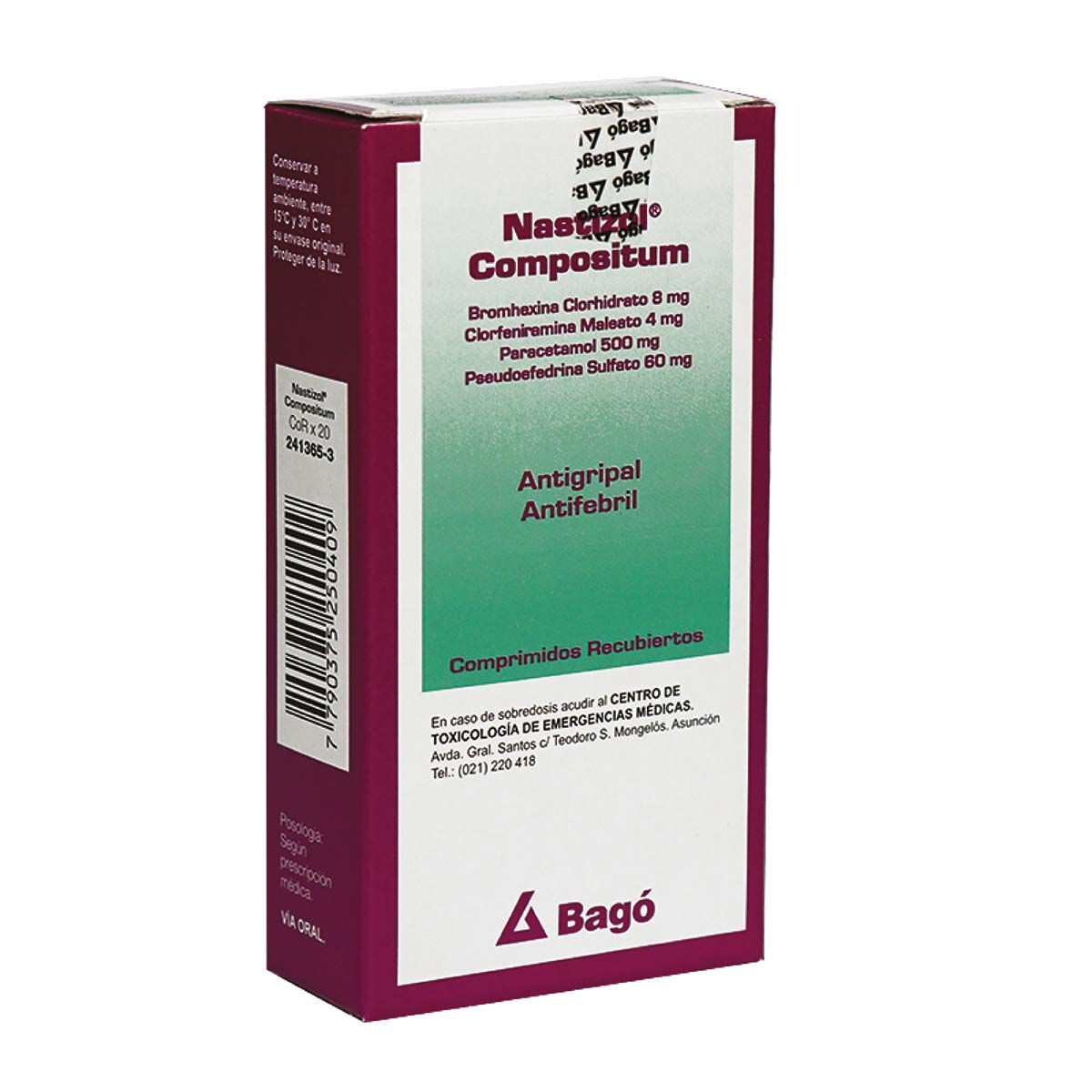 NASTIZOL COMPOSITUM CJ X 10 COMPRIMIDOS 