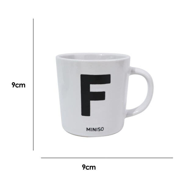 Taza abecedario F