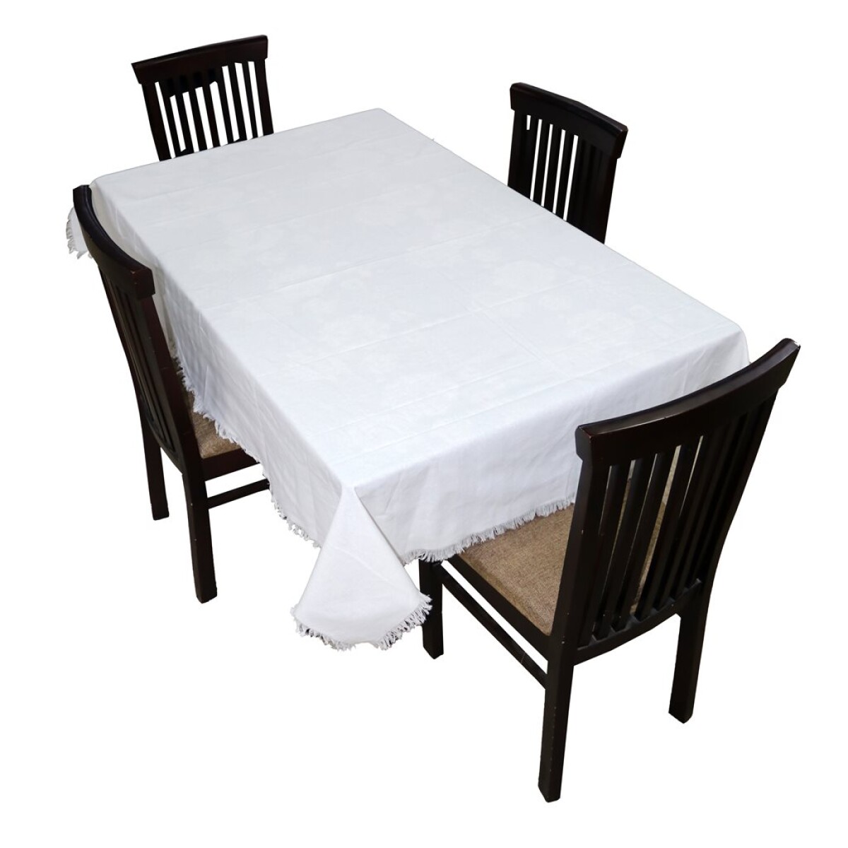 MANTEL ALGODÓN 140X140CM BLANCO 