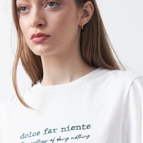 REMERA ALGARROBO Blanco