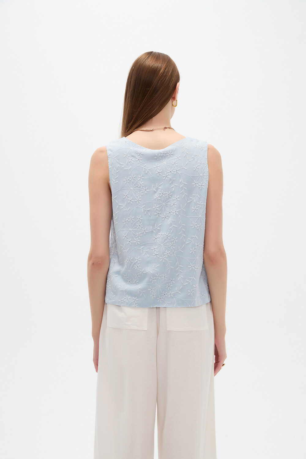 Musculosa Rivano Celeste Claro