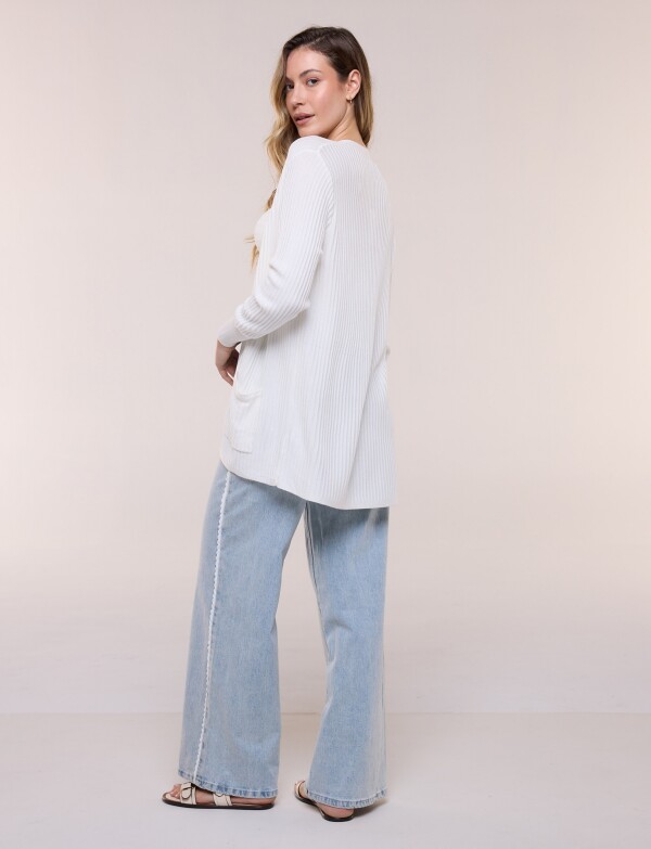 Cardigan Abierto CRUDO
