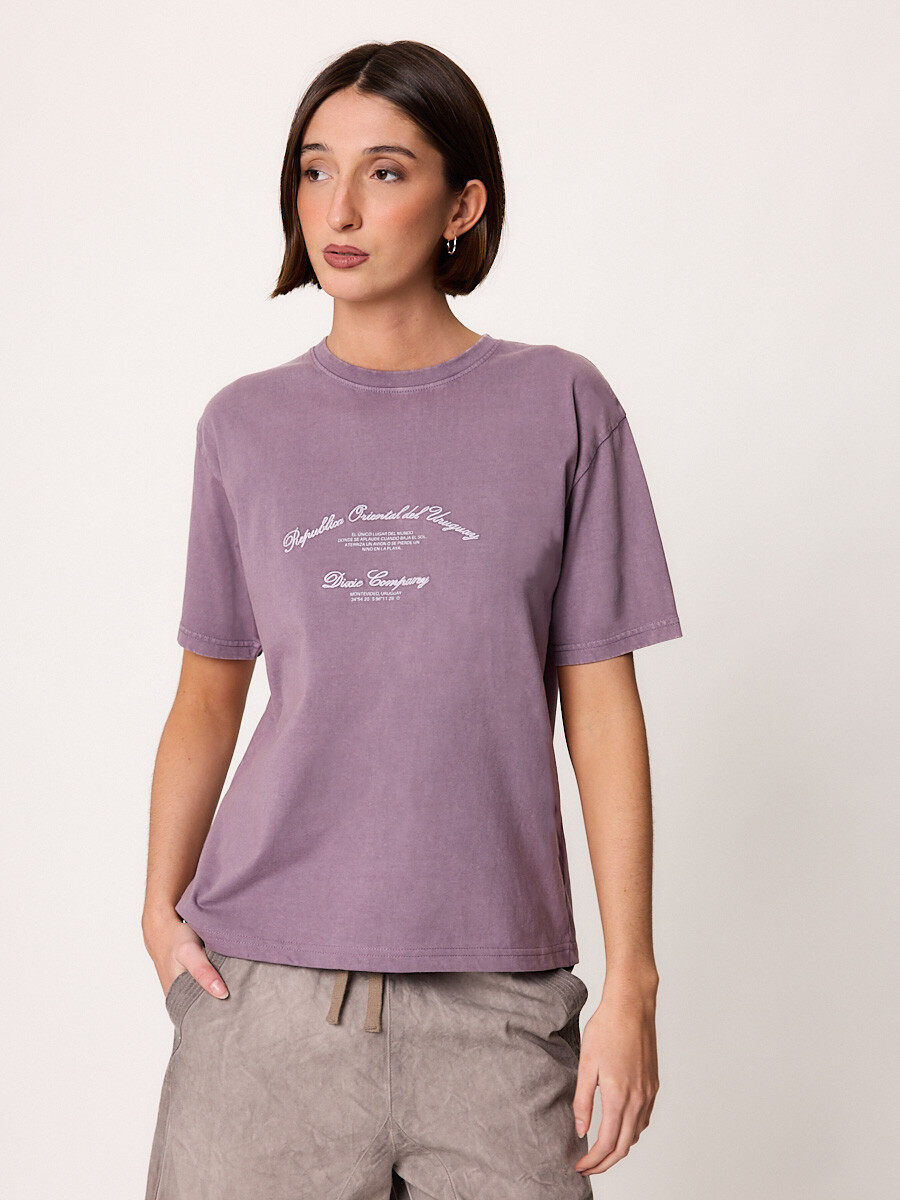 T-SHIRT M/C UYNAT DIXIE Purpura