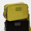 Bandolera New Penny en efecto gamuza Pistacho