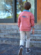 Sudadera Coral Con Bordado Granate