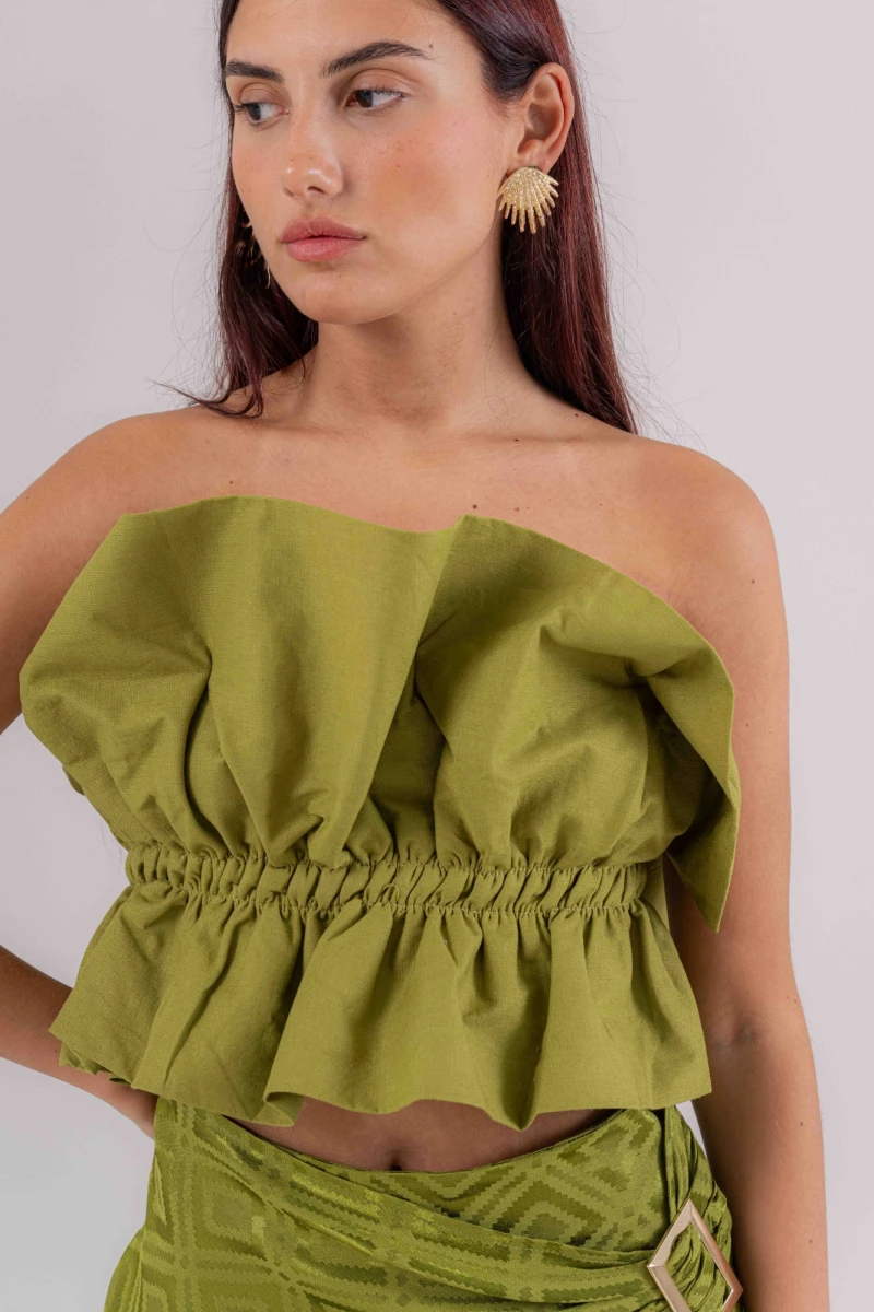 Top Silvestre verde m/l