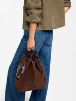 Mochila Con Piel marron