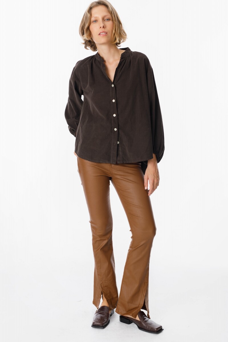 Camisa Poly Marron