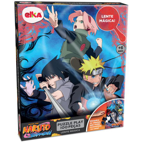 Puzzle Play Naruto Shipudden 100 Piezas Lente Mágica 001