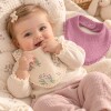 Set x2 baberos bandana Carters lila muslin