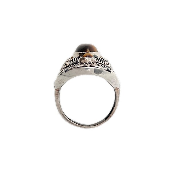 Anillo Trilogy-Plata 925-Piedra Ojo de Tigre-AN3110 conpiedra