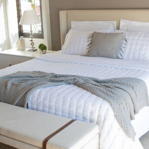 Acolchado 2 Plazas King Blanco 290x240 200 Hilos Acolchado 2 Plazas King Blanco 290x240 200 Hilos