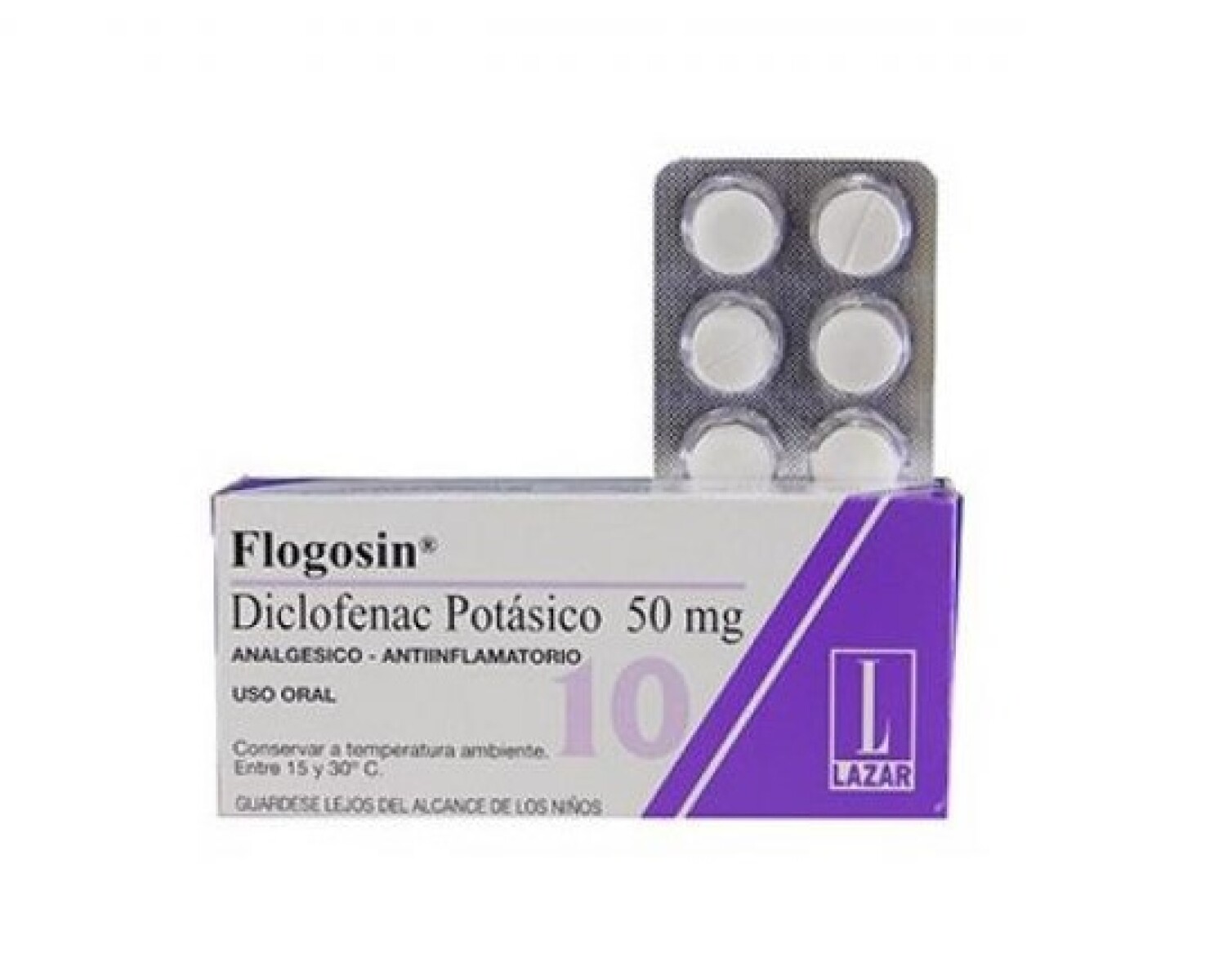 Flogosin 50mg 10 Comprimidos 