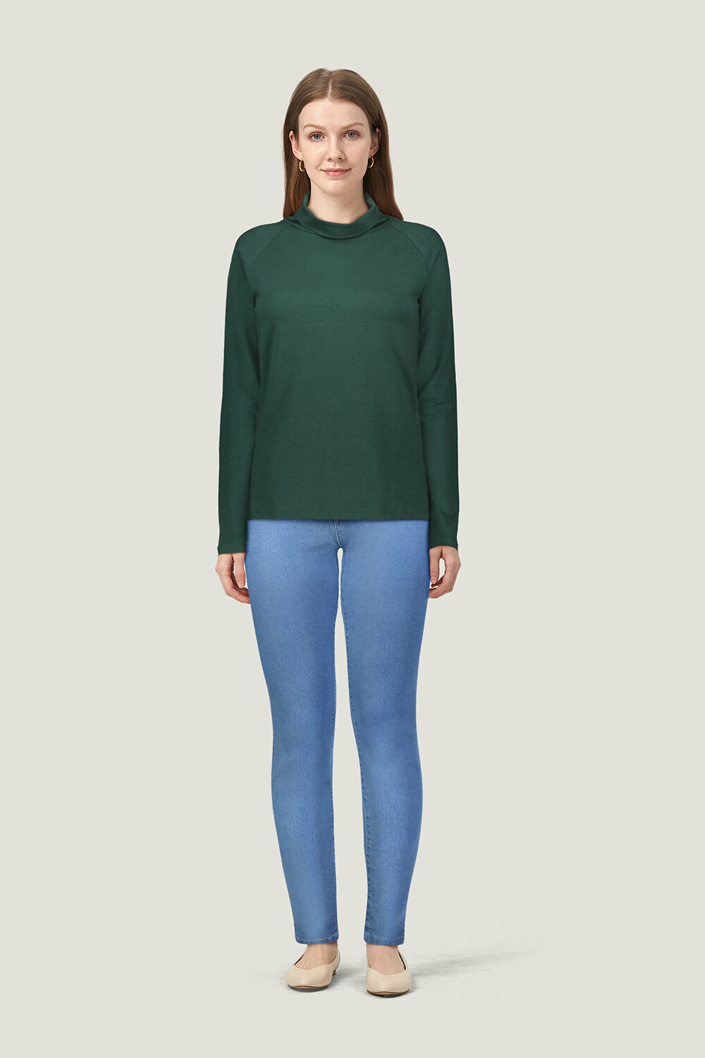 Polera Bima Verde Ingles
