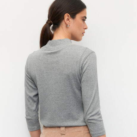 POLERA RULIO Gris Melange