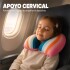 Almohadón Cervical Infantil Arcoíris 30 x 30 cm Rosa 1