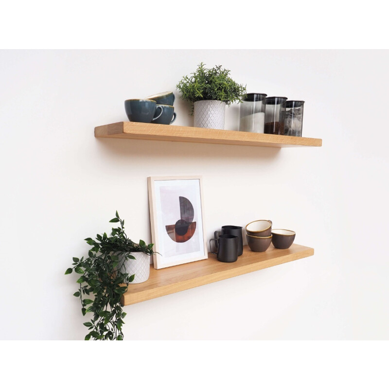 Estantes Flotantes Repisa Ménsula Invisible Melamina60x20x18 Estantes Flotantes Repisa Ménsula Invisible Melamina60x20x18