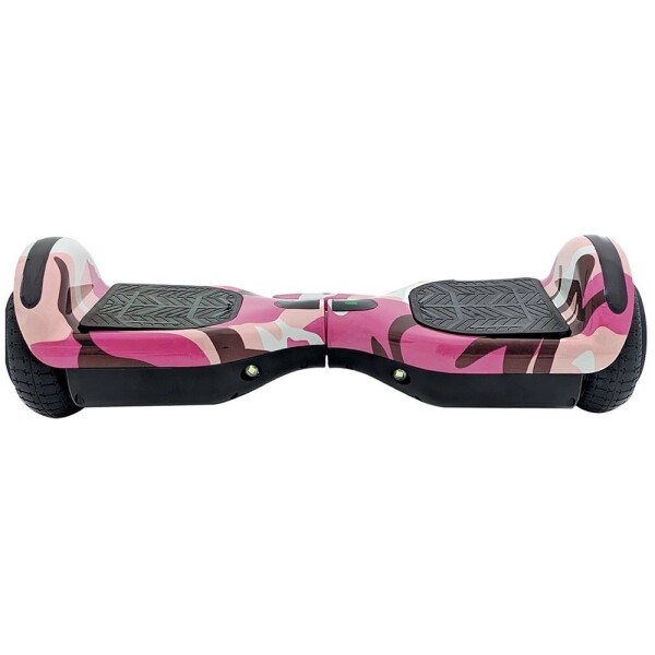 Skate Electrico Hoverboard Musica Bluetooth Luces Patineta Variante Diseño Militar Rosa