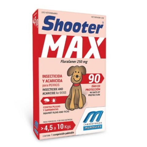 SHOOTER MAX COMPRIMIDOS 4.5 - 10 kg Shooter Max Comprimidos 4.5 - 10 Kg
