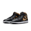 Zapatillas Air Jordan 1 Mid de Hombre Negro