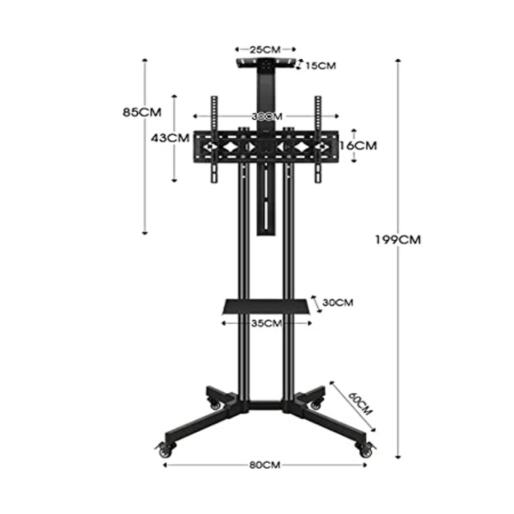 Soporte De TV Vertical 32-65 Pulgadas Con Pie Giratorio Soporte De TV Vertical 32-65 Pulgadas Con Pie Giratorio