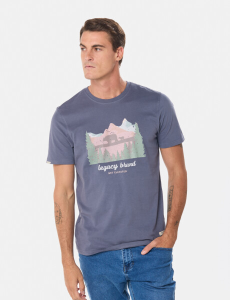 REMERA ESTAMPADA Lila