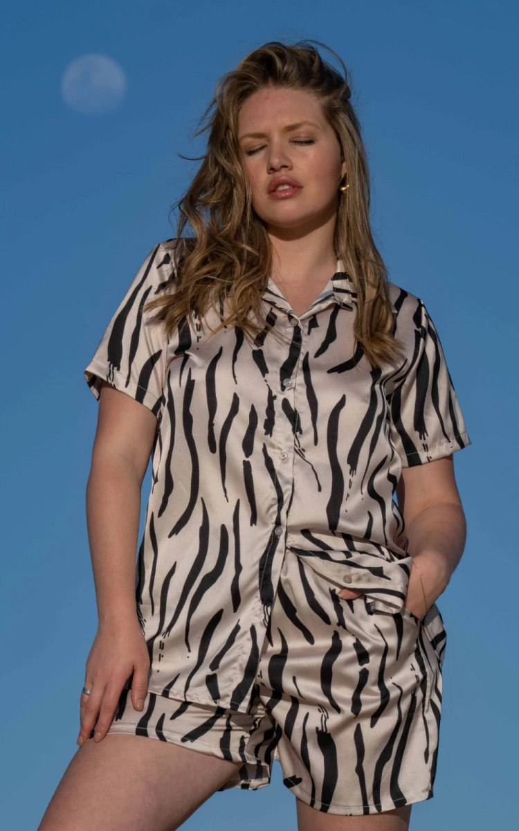 Camisa set estampada - Cebra 