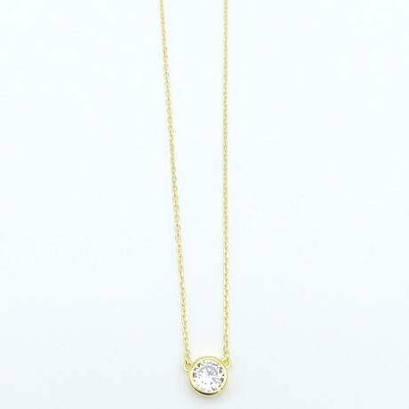 Colgante de plata con baño amarillo, PUNTO DE LUZ. Colgante de plata con baño amarillo, PUNTO DE LUZ.