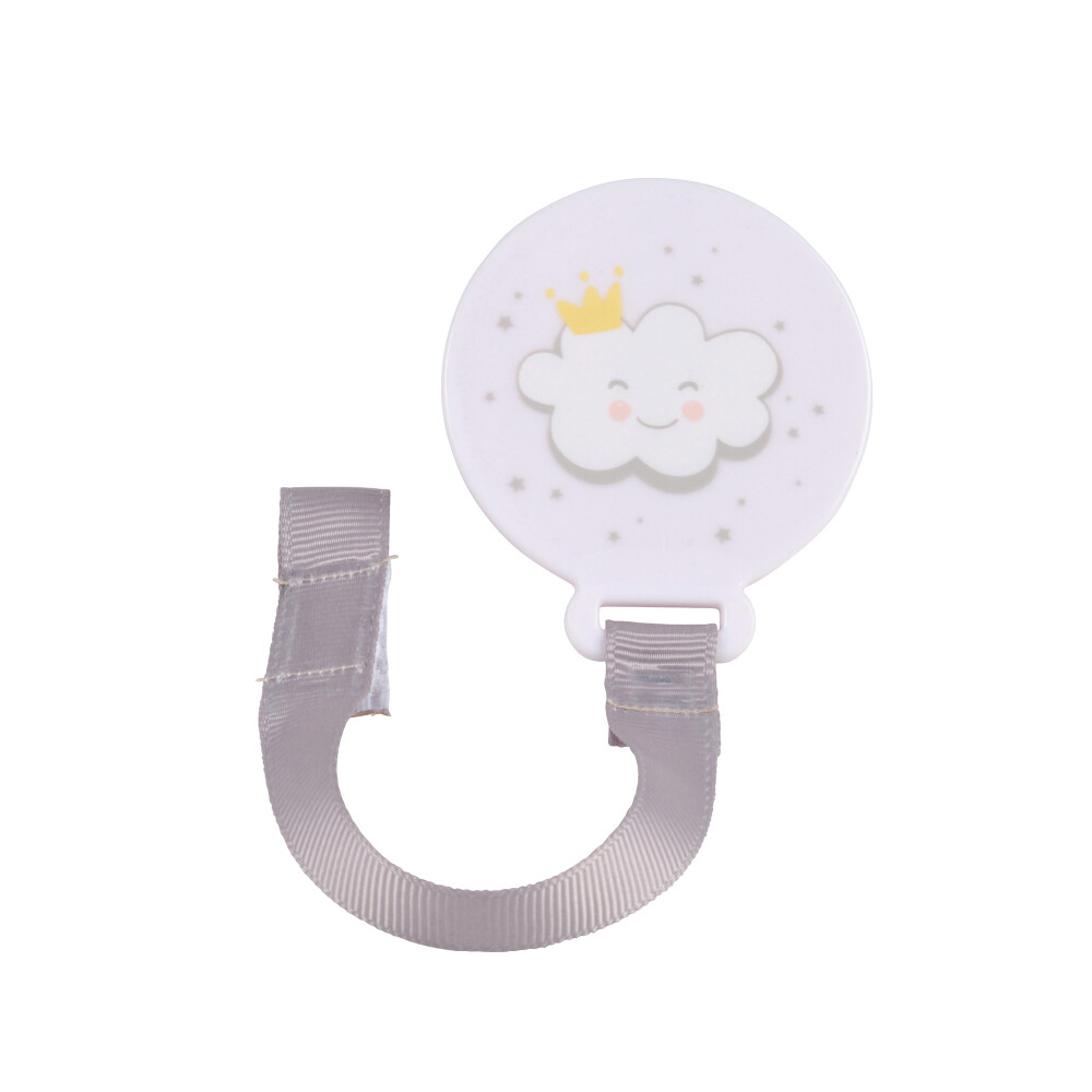 PORTA CHUPETE POLIPROPILENO GRIS NUBE