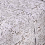 Cubrecama Ava 200 Hilos Arbolitos Beige 180x240