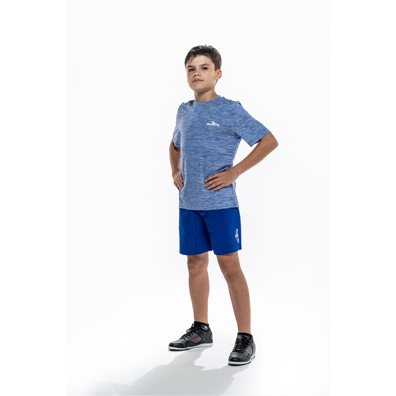 FLOW RUNNING SHORT NEGRO/BLANCO AZUL MARINO/BLANCO
