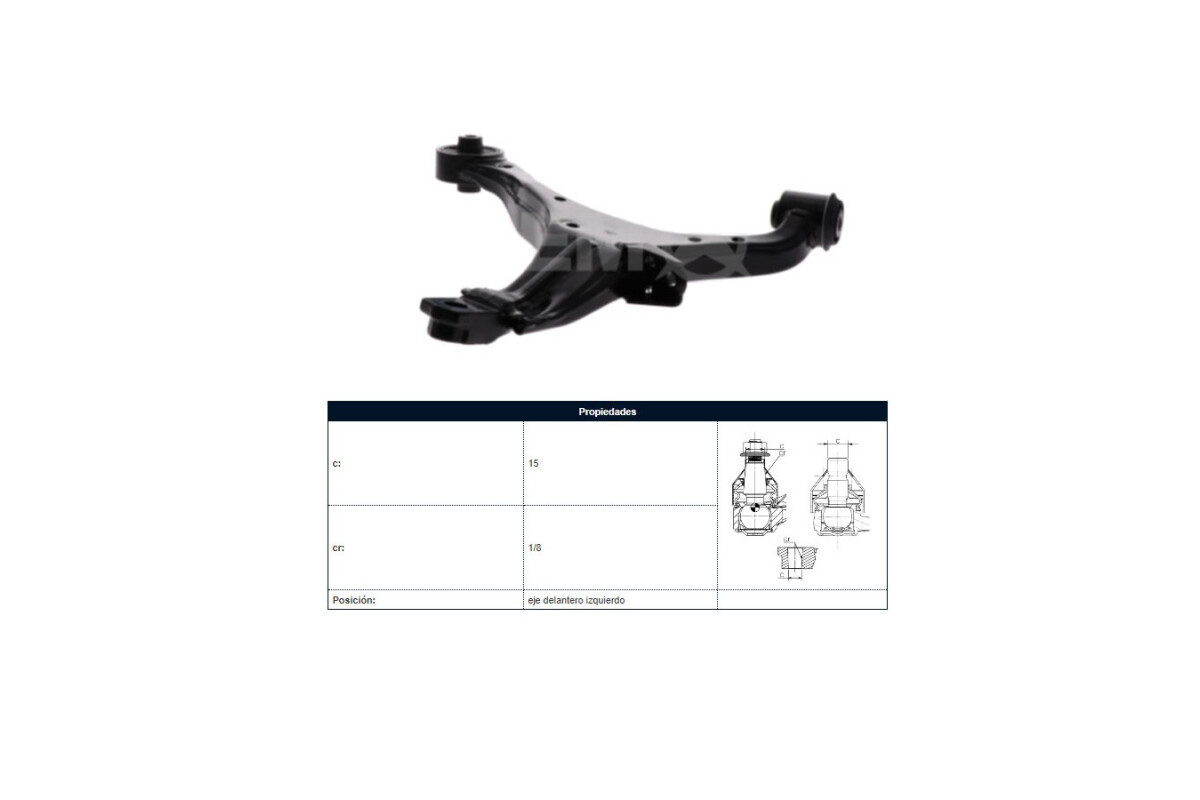 Parilla De Suspension Delantera Honda Crv 02-06 Izq Parilla De Suspension Delantera Honda Crv 02-06 Izq