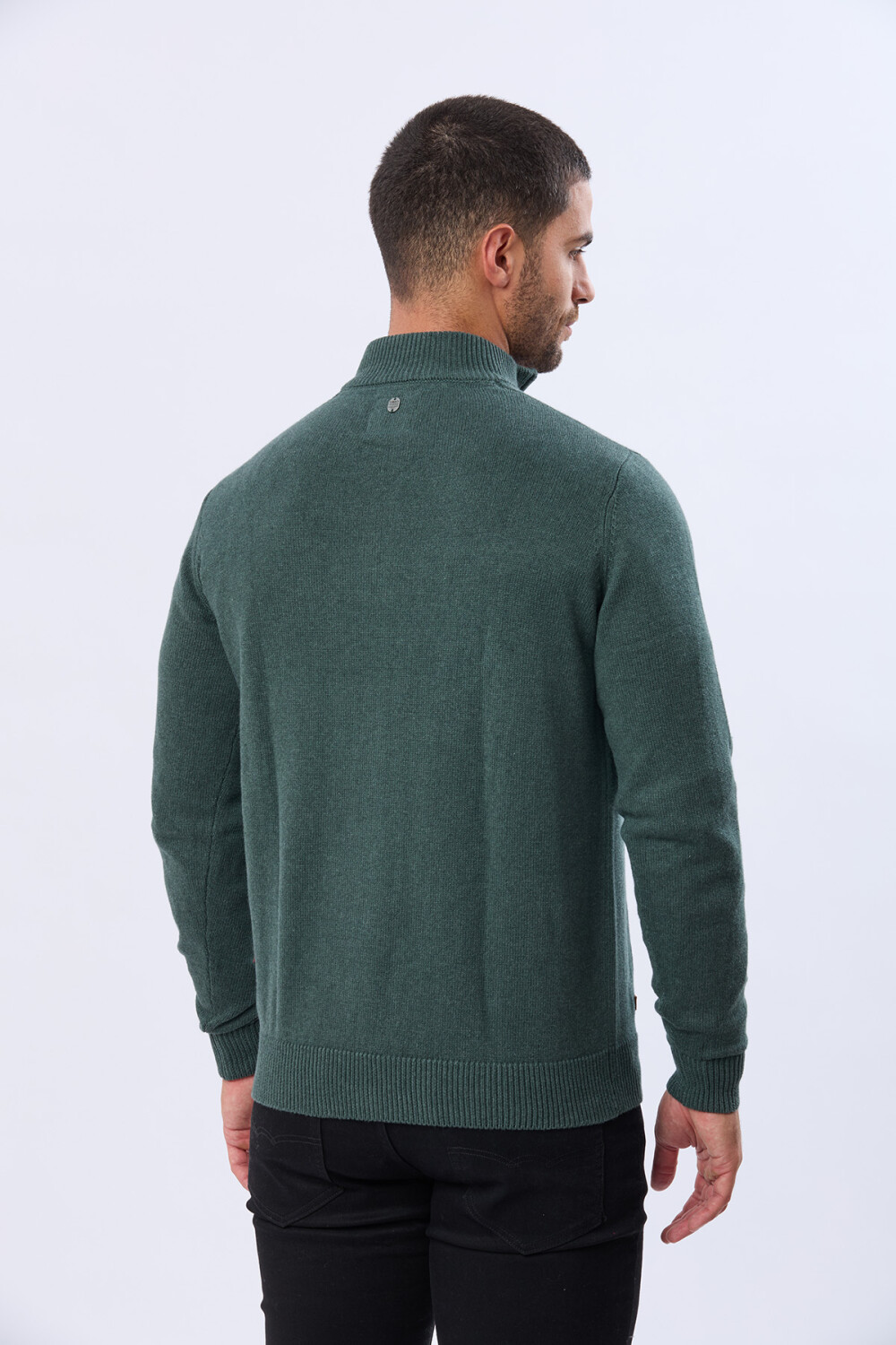 BUZO TEJIDO CON CIERRE Verde