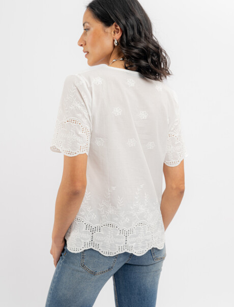 Blusa broderie Flora Blusa broderie Flora