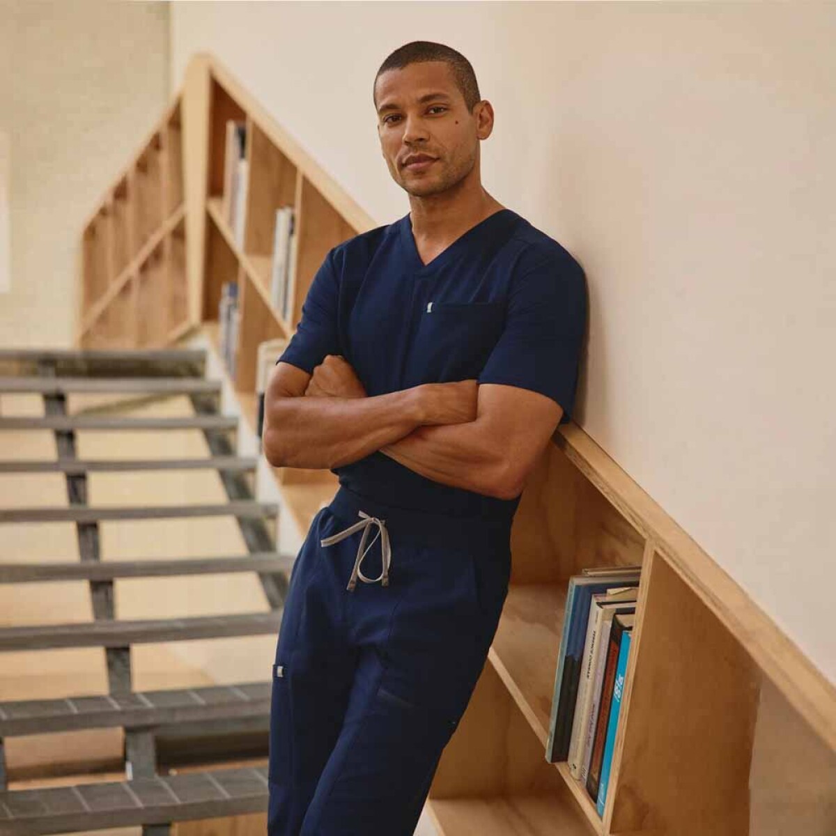 Polo Helix Scrub Hombre 