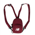Cartera New Balance Bandolera Micro Shoulder Bordó - Blanco