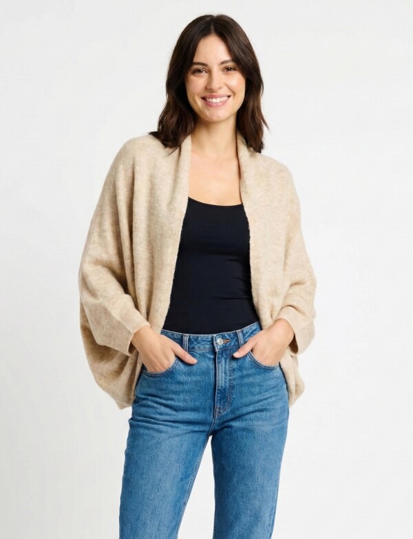 Cardigan Cashmere BEIGE