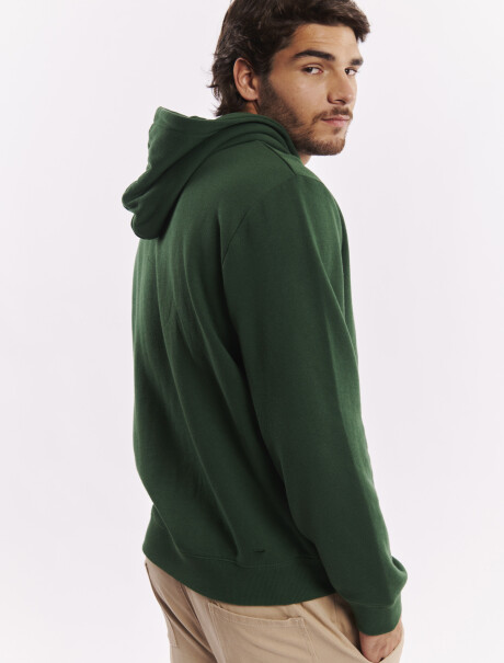 Sweater felpa estampa verde