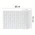 Revestimiento Pared Adhesivo 3d Piedra Ladrillo 20 Mts x 0,70 Mts Variante Color Blanco